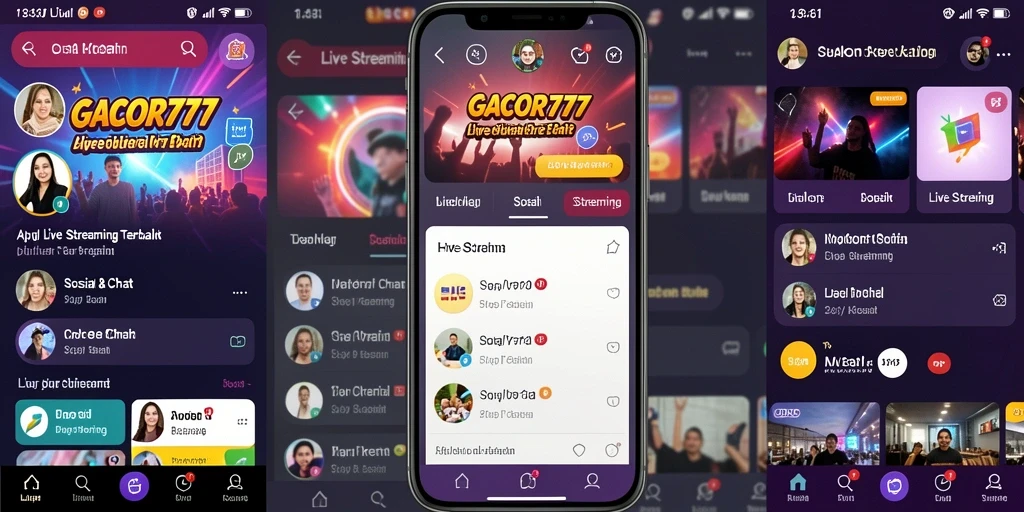 Tampilan antarmuka GACOR777 yang interaktif dan user-friendly.