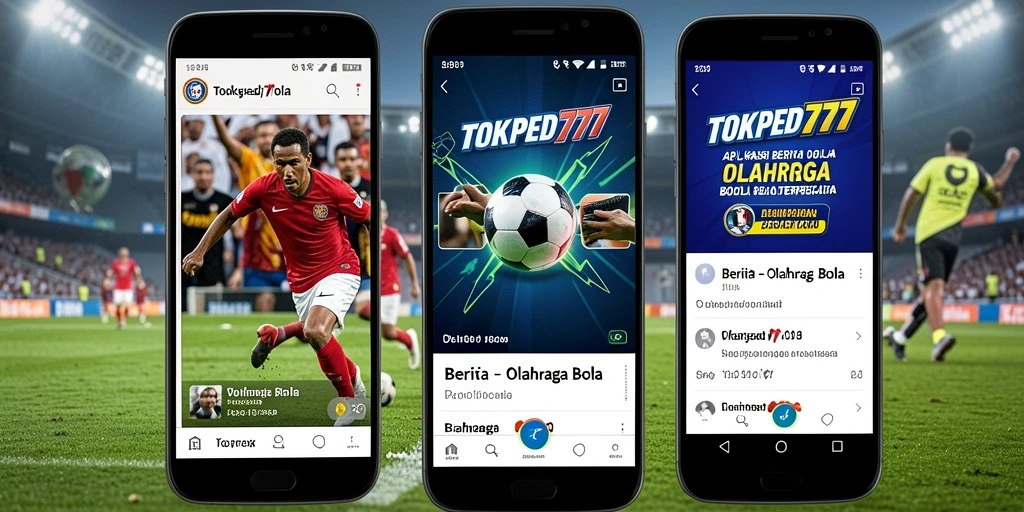 Tampilan antarmuka TOKPED777 yang informatif dan menarik.