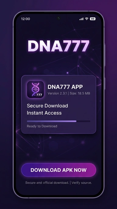 Tampilan halaman APK dna777